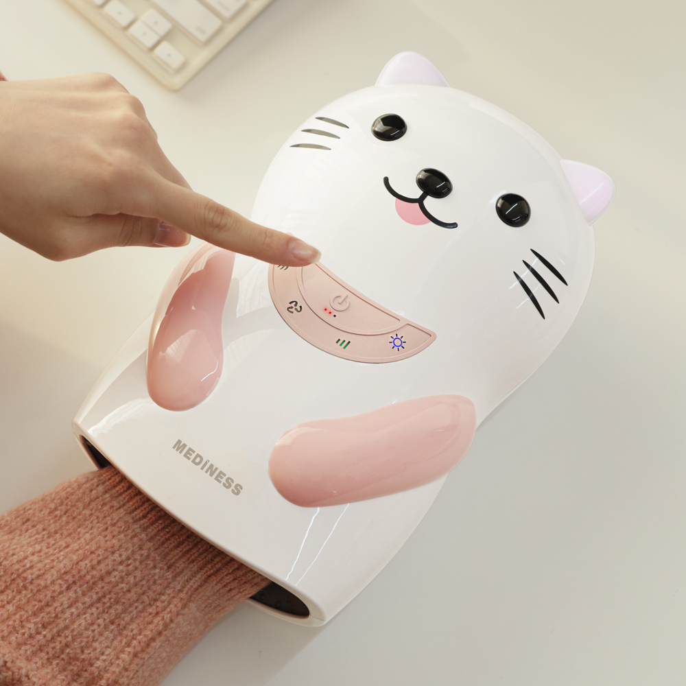 냥이 공기압 온열 손가락 손목 손등 손바닥 안마기 손마사지기 MDM-008 - 상세 이미지 4