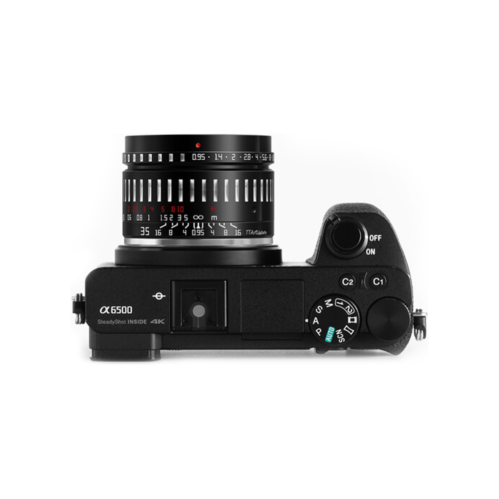 티티아티산 35mm F0.95 소니 E마운트 APS-C 렌즈 블랙실버 TTArtisan - 상세 이미지 3