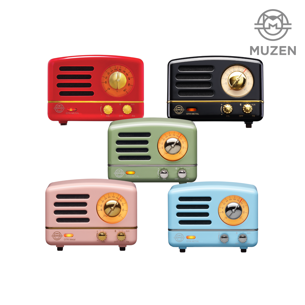 MUZEN OTR 메탈 FM라디오 뮤젠 어린왕자 블루투스 스피커 (제트 블랙) - 상품 이미지