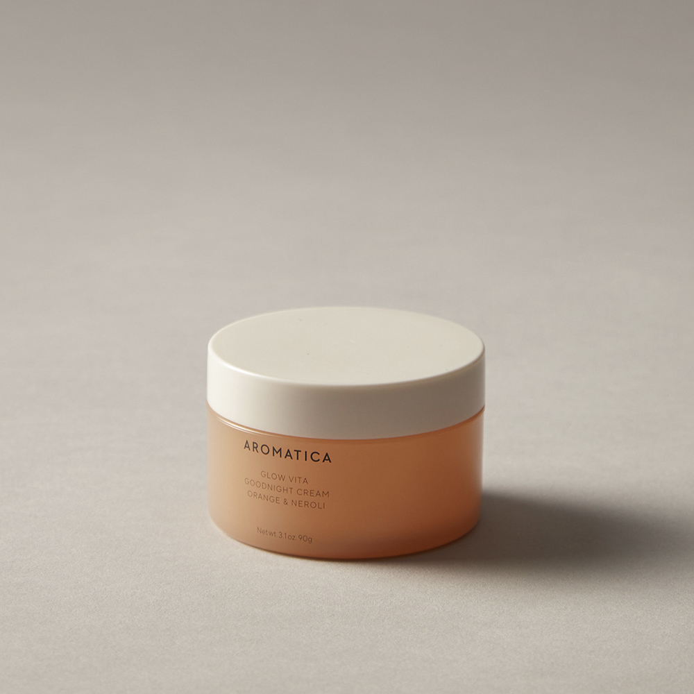 아로마티카 글로우 비타 굿나잇 크림 오렌지 앤 네롤리 90G 보습 톤업 미백 크림