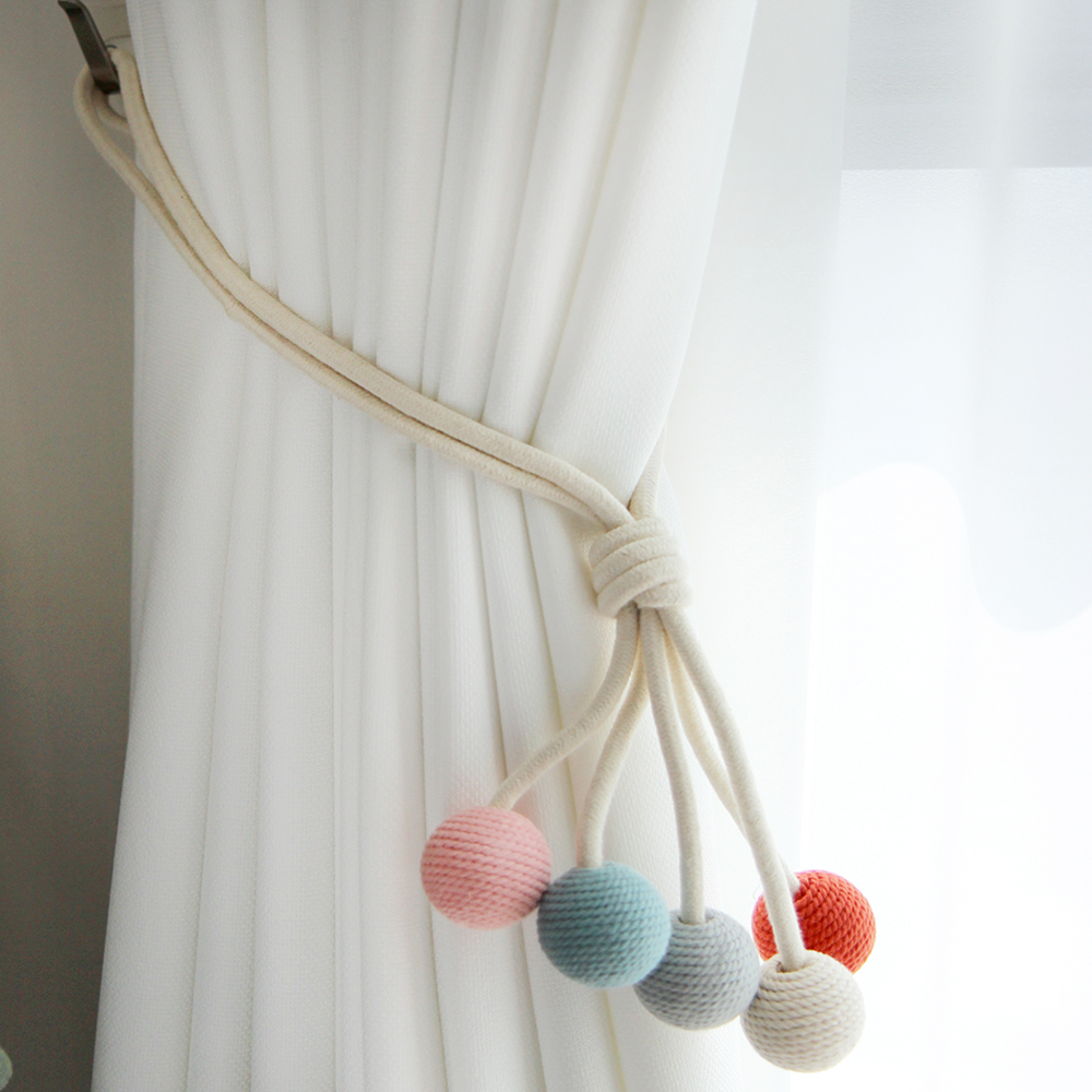 프리바토우 싱코 커튼 커텐 타이백 후사 고리 끈 집게 걸이 장식