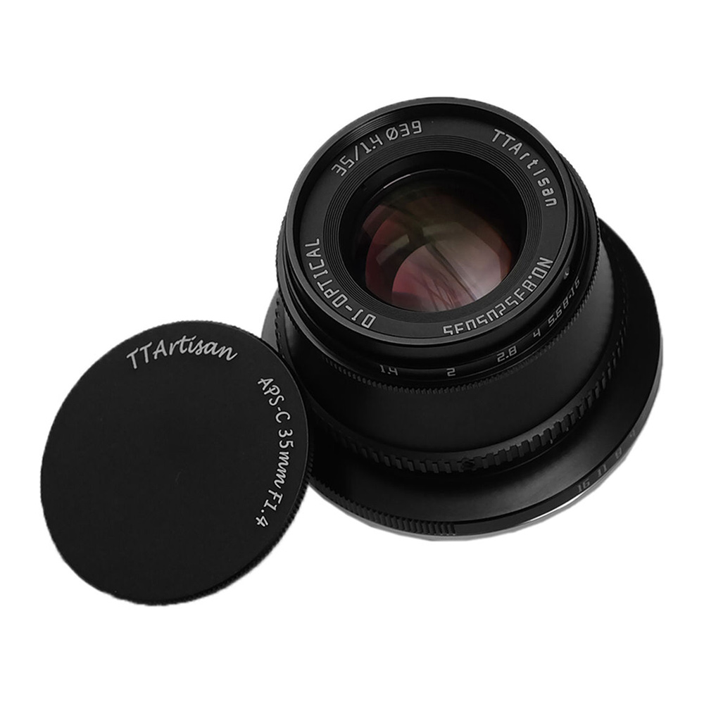 티티아티산 35mm F1.4 캐논 RF마운트 APS-C 렌즈 블랙 - 상세 이미지 2