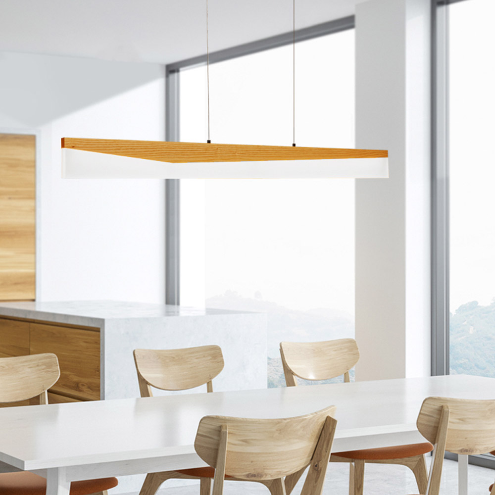 LED 파인뷰 펜던트 30W 우드 식탁등 포인트조명 - 상세 이미지 4
