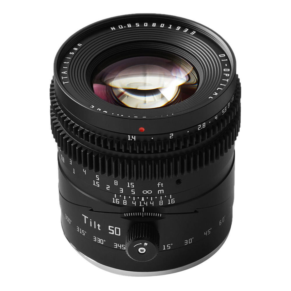 티티아티산 50mm F1.4 캐논 RF 마운트 풀프레임 틸트렌즈 블랙 - 상세 이미지 2