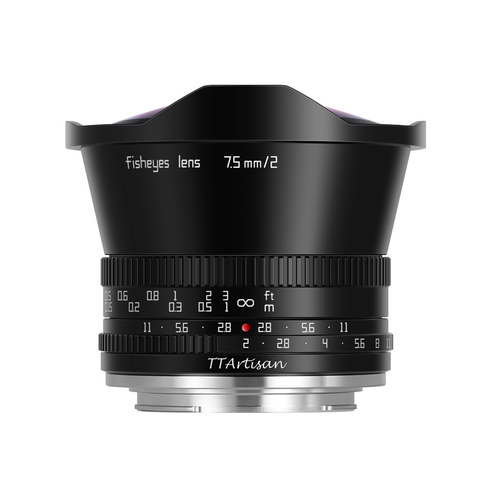 티티아티산 7.5mm F2.0 소니 E마운트 APS-C 어안렌즈 블랙 - 상품 이미지