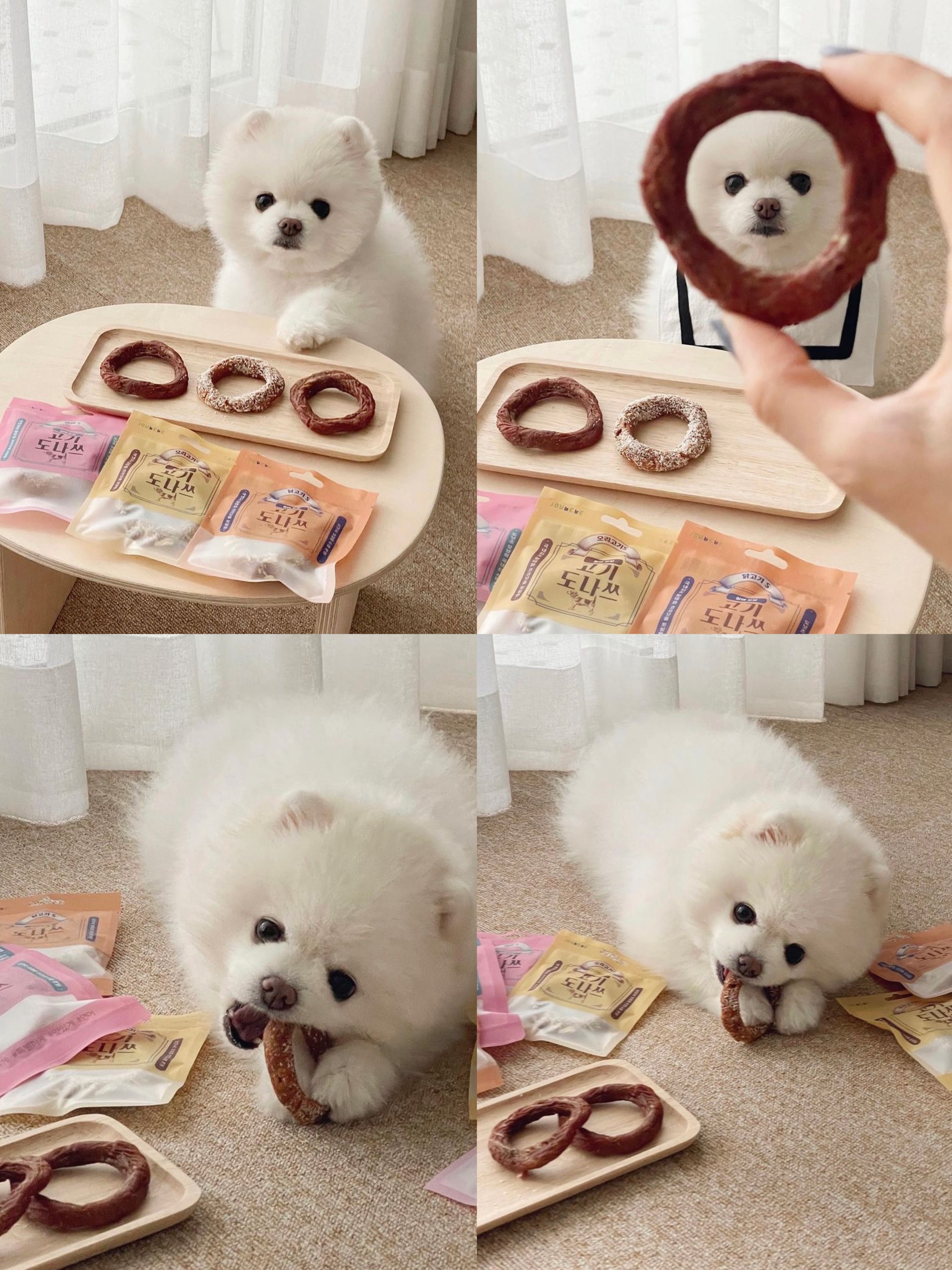주베베 고기도나쓰 M 강아지 껌 오래먹는 개껌 강아지간식 소형견 중형견 - 상세 이미지 5