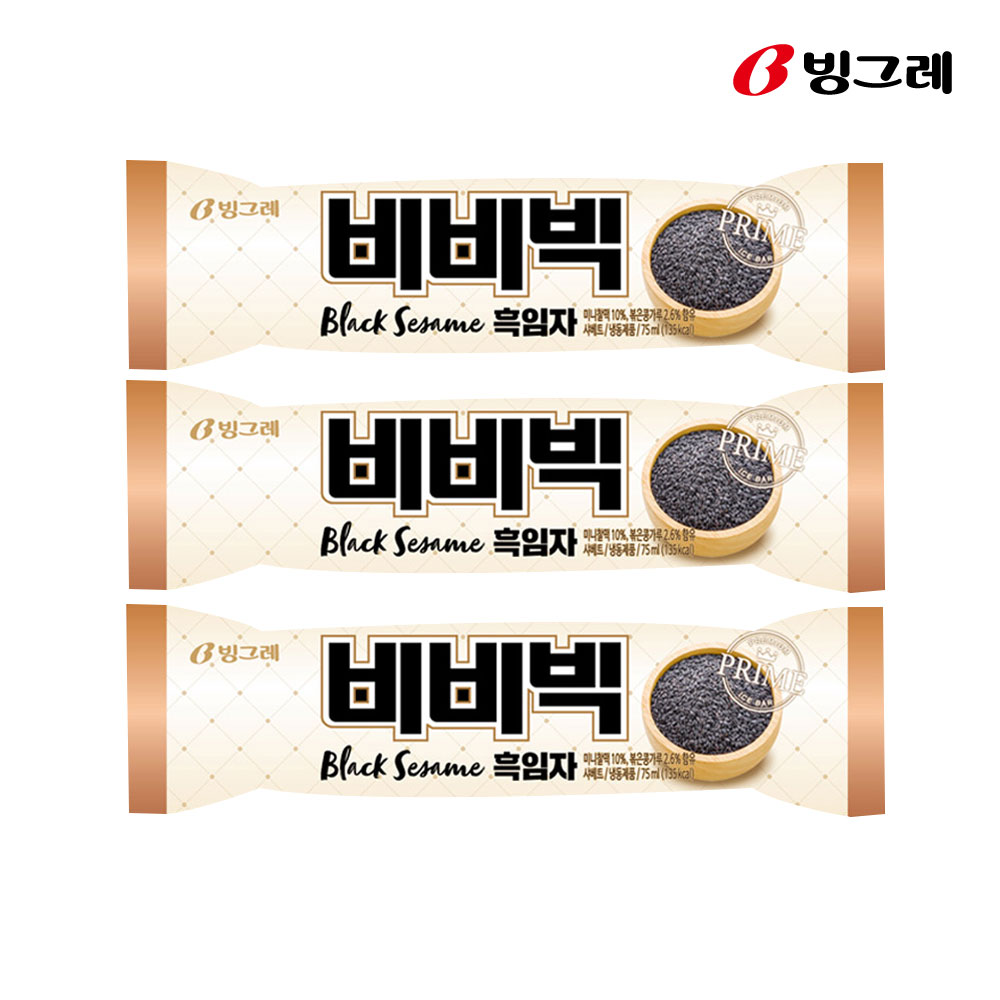 빙그레 비비빅 흑임자 30개 - 상품 이미지