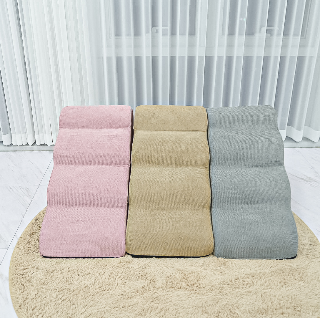 올미오펫 올패브릭 강아지 계단 펫 스텝 논슬립 반려견 애견 슬라이드 곡선 강아지 계단 2단