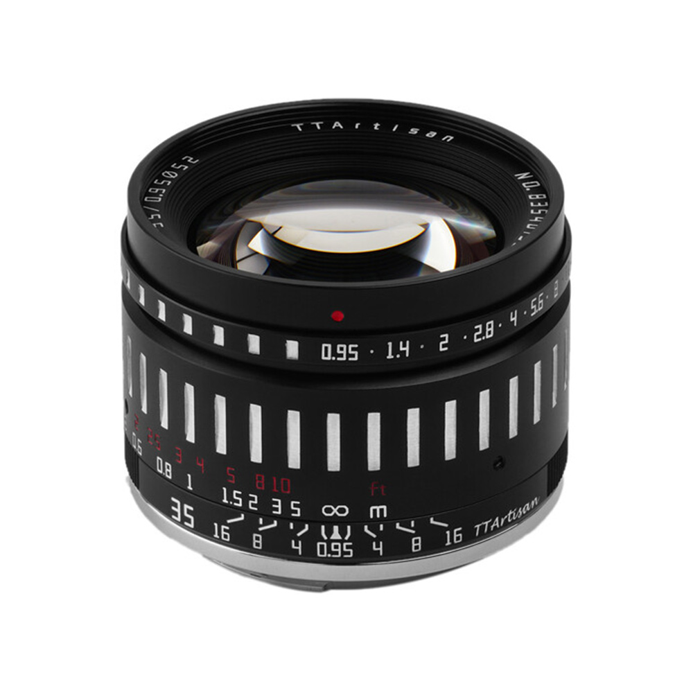 티티아티산 35mm F0.95 소니 E마운트 APS-C 렌즈 블랙실버 TTArtisan - 상세 이미지 2