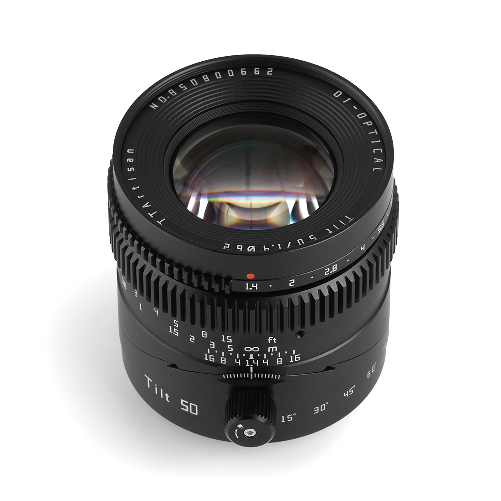 티티아티산 50mm F1.4 소니 E마운트 풀프레임 틸트렌즈 블랙 - 상세 이미지 4