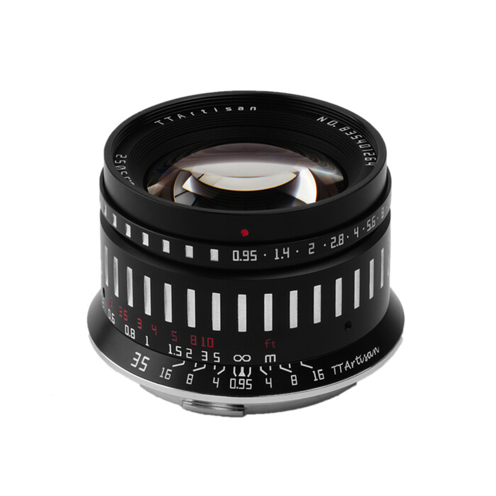 티티아티산 35mm F0.95 캐논 RF마운트 APS-C 렌즈 블랙실버 TTArtisan - 상세 이미지 2