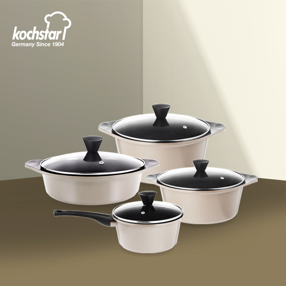 콕스타 아델라 인덕션 냄비 2종 세트 인덕션용 신혼냄비 세라믹 연마제없는 냄비