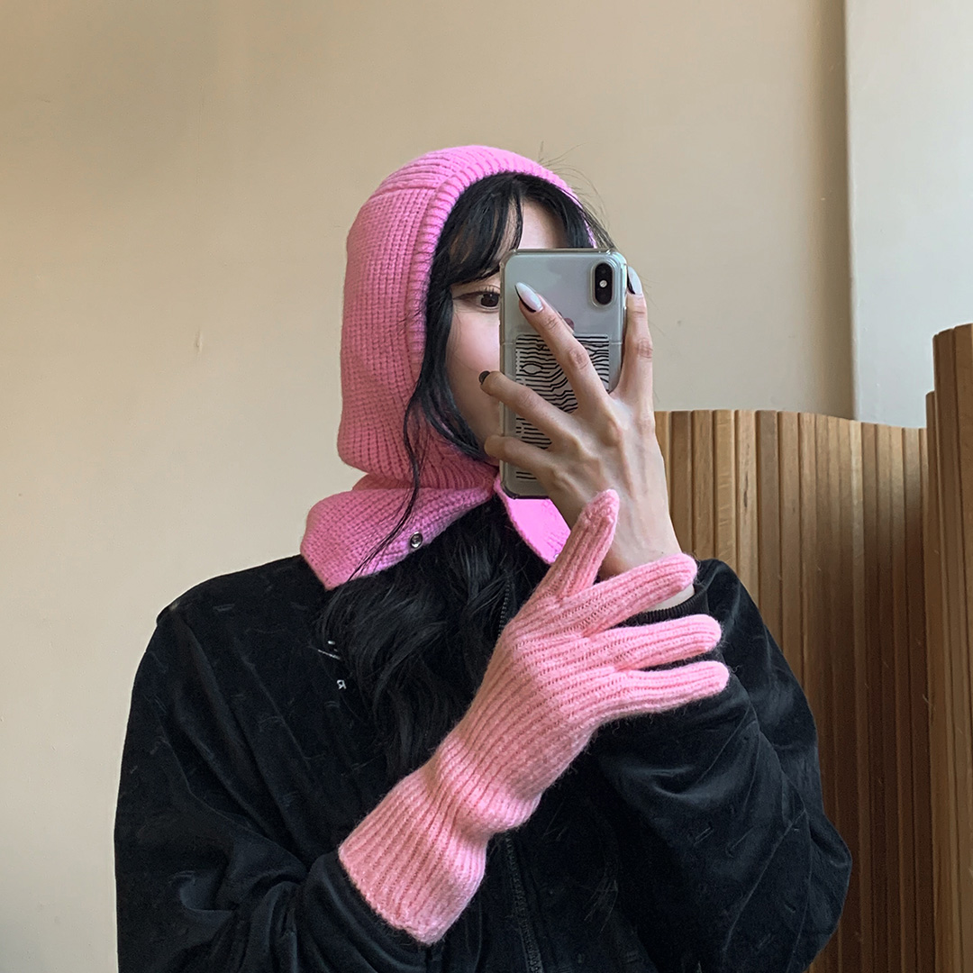 1+1 컬러팝 투버튼 바라클라바 7color - 상세 이미지 4