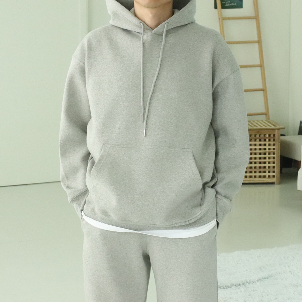 남자후드티 구김없는 오버핏 빅사이즈 후드티 이미지 3
