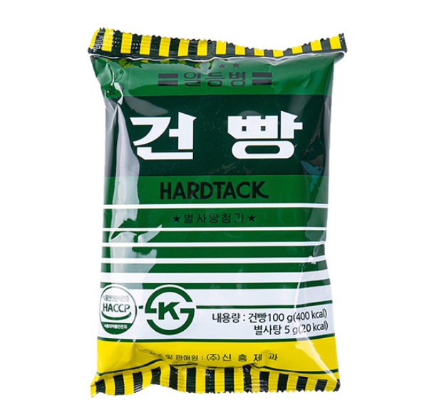 신흥제과 건빵 업소용 홈쿠킹 인간사료 일등병건빵, 105g, 20개 - 상품 이미지
