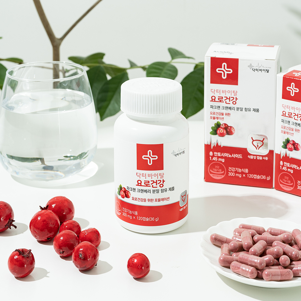 닥터바이탈 요로건강 크랜베리 120캡슐, 3개 - 상세 이미지 3