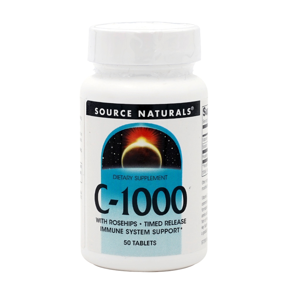 소스 내추럴스 비타민 C 1000 1000mg 50정 : Boga
