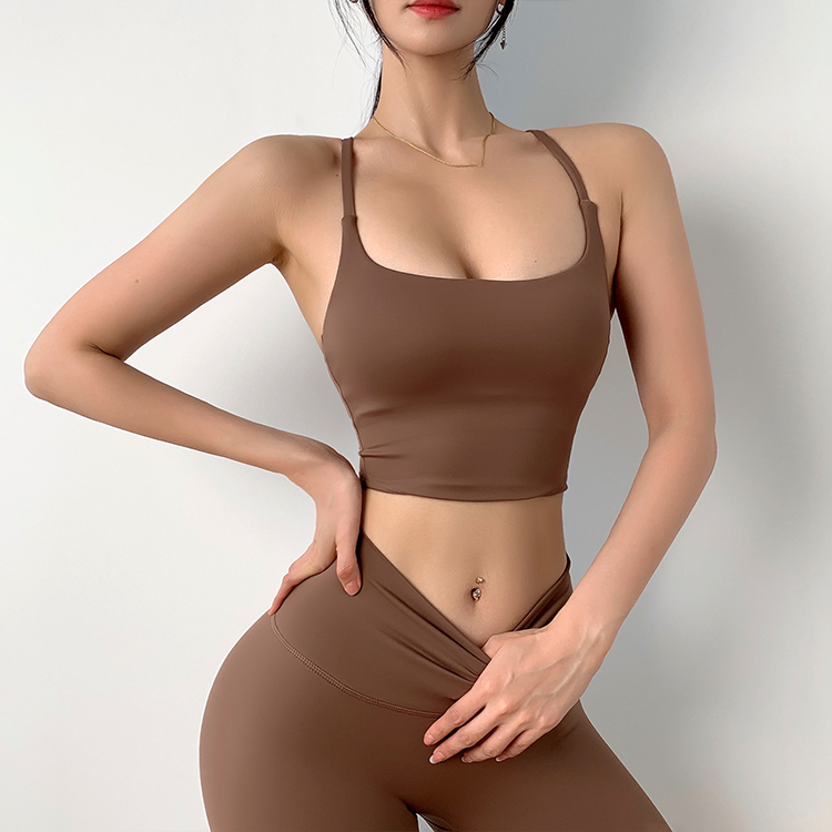 요가브라탑 필라테스브라탑 스포츠 헬스 누드촉감 N151 이미지 8