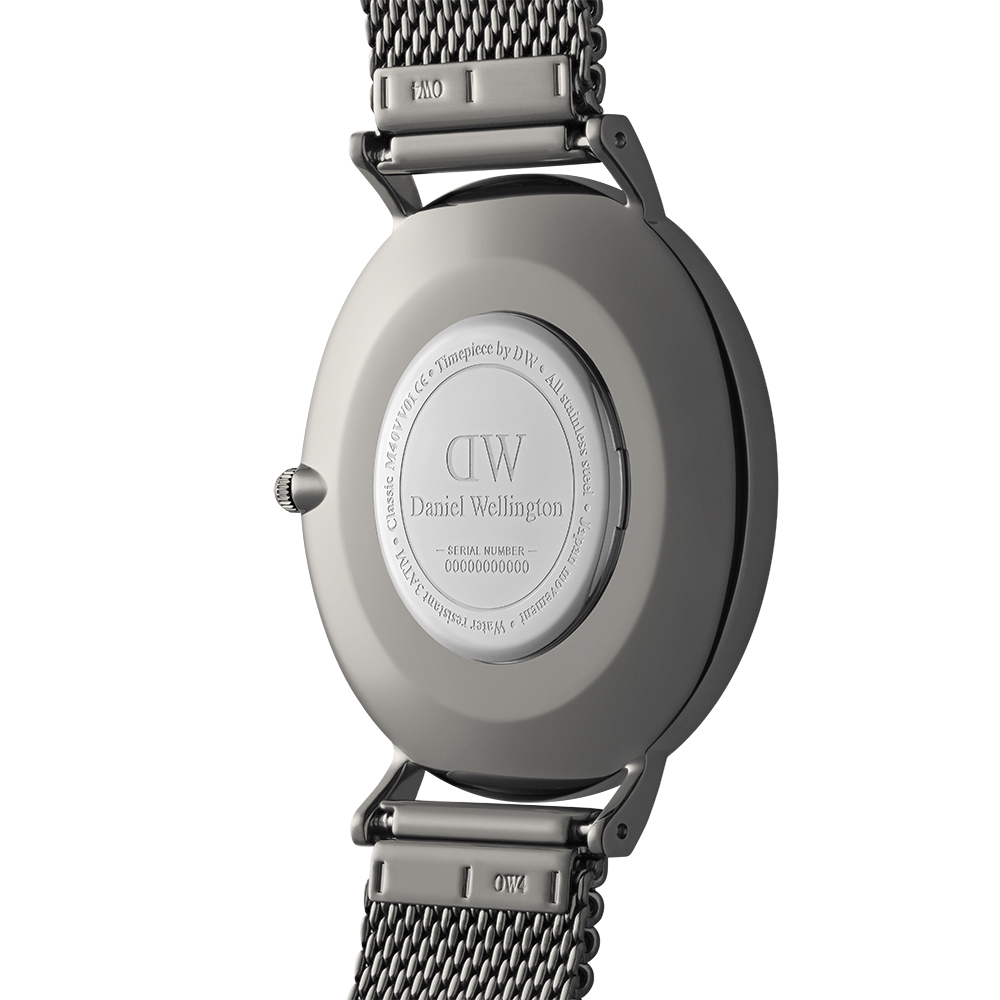 다니엘 웰링턴 CLASSIC MESH GRAPHITE 밀레니즈밴드 남자시계