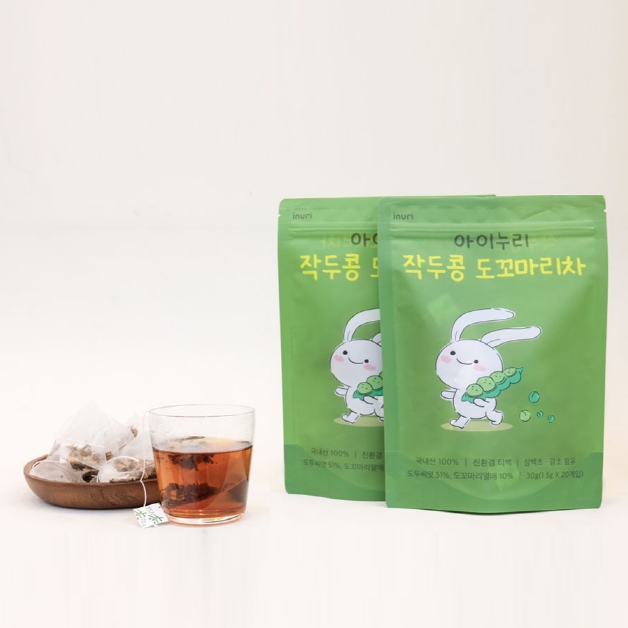 국내산 아이누리 작두콩차 도꼬마리차 티백 1+1