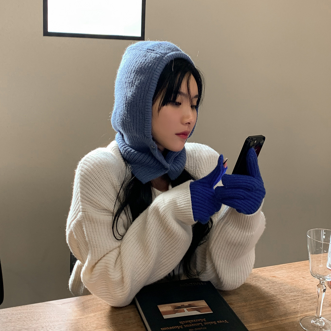 컬러팝 투버튼 바라클라바 7color 이미지 6