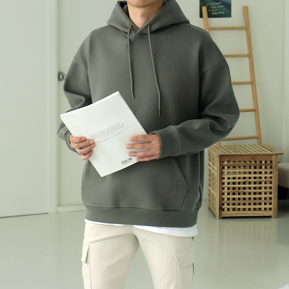 남자후드티 모자큰 오버핏 후드 남자맨투맨 이미지 3