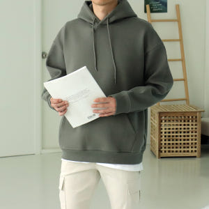 남자후드티 모자큰 오버핏 후드 남자맨투맨 착용 후기 | 사이즈/핏 총정리 - 상품 이미지 3