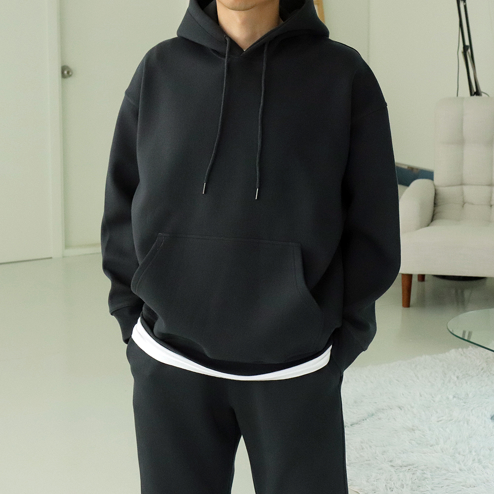 남자후드티 모자큰 오버핏 후드 남자맨투맨 이미지 2