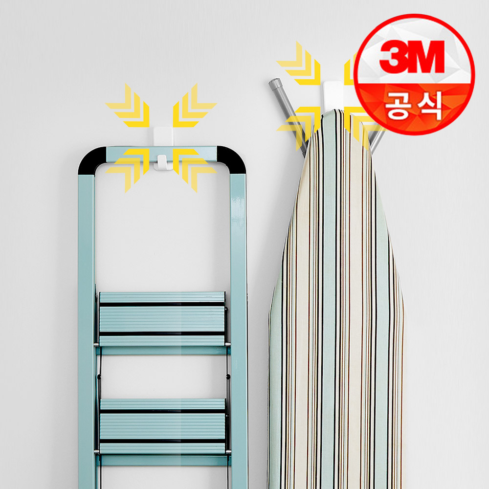 3M 코맨드 무타공 다용도 훅 특대형(4.5kg) 17010-2 2개입 기획팩 - 상세 이미지 2
