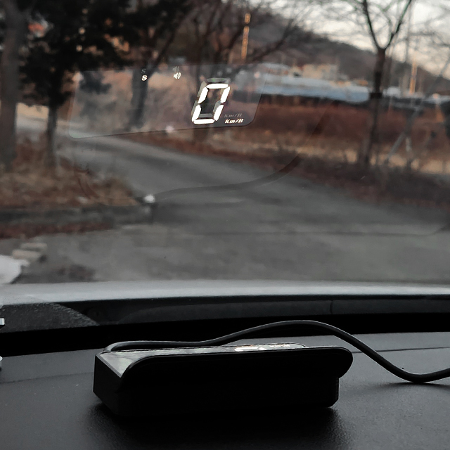 오토크루 GPS 헤드업디스플레이 HUD USB 모든차종 이미지 2