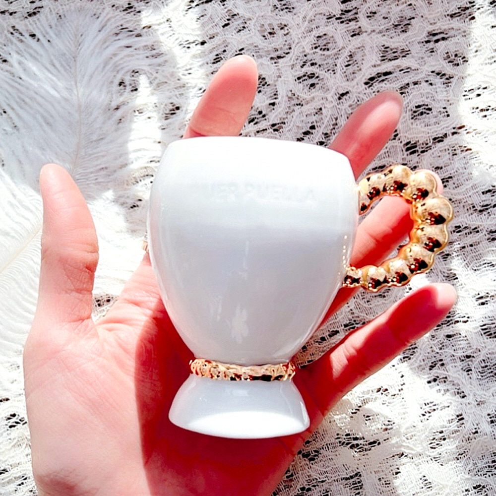 푸에르푸엘라 골드 명품 에스프레소 커피잔세트 전컬러 머그컵 90ml 6P 이미지 6