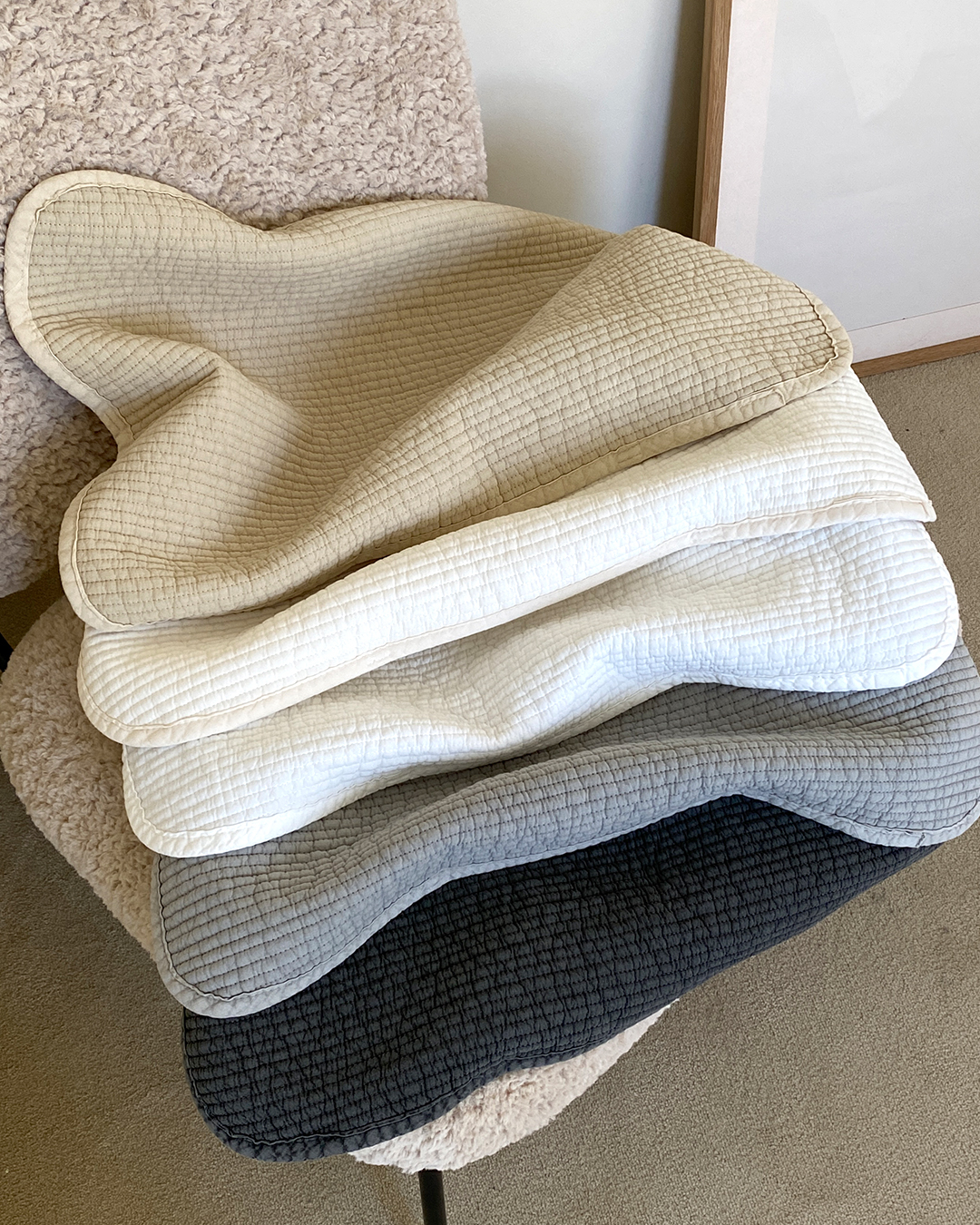 모제무드 오가닉 순면 피그먼트 밴딩 베개커버 템퍼베개커버 4060