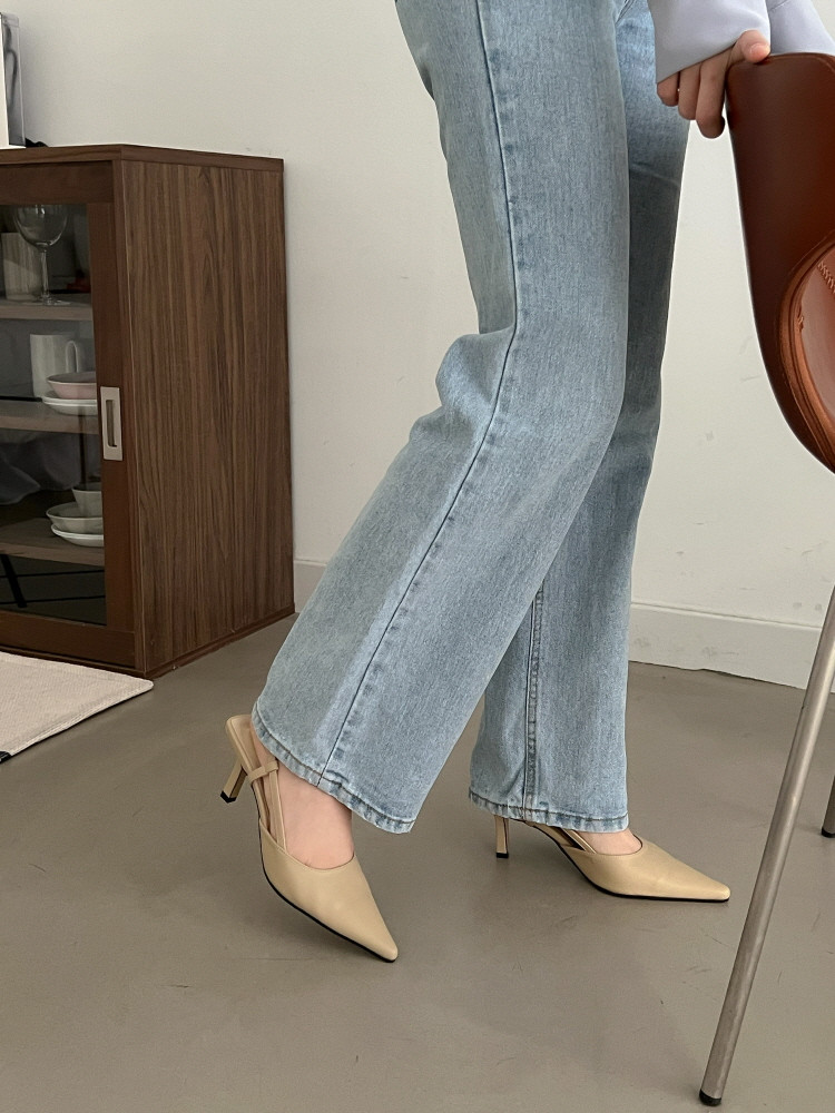 프릿 7cm 스틸레토 슬링백 힐 상세 이미지 6