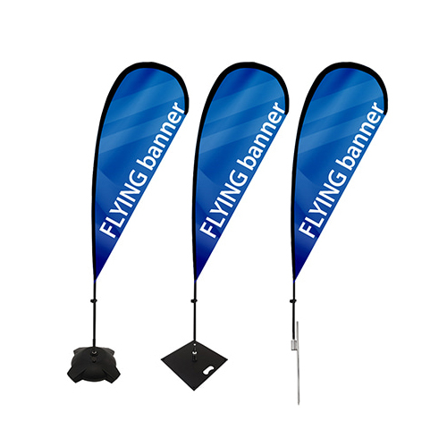 윈드배너 F형 소형 거치대 출력물만 제작 물통 플라잉 깃발 입간판 카페