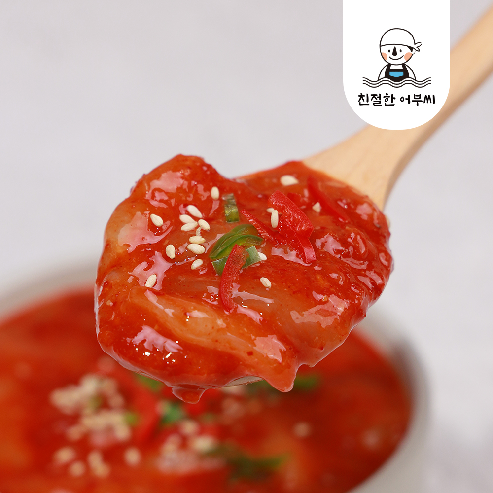 국내산 순살게장 330g 양념 매운양념 꽃게살무침 밥도둑 친절한어부씨 - 상세 이미지 5