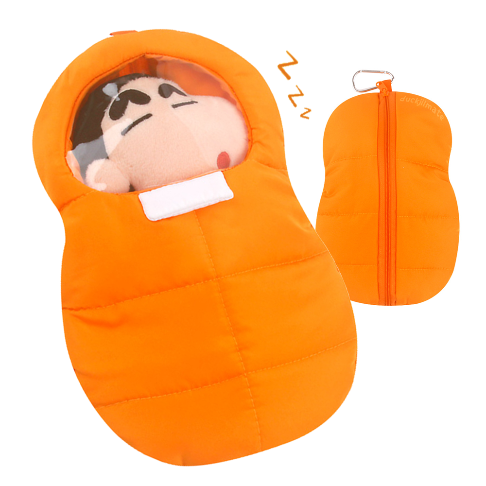 짱구 침낭 파우치 짱구는못말려 봉제 미니 인형 캐릭터 굿즈 - 메인 이미지