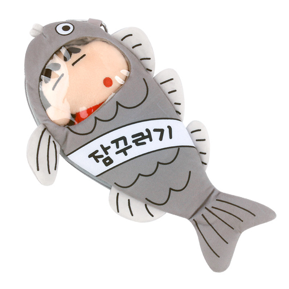 짱구 붕어빵 파우치 잠꾸러기 짱구는못말려 미니 봉제 인형 캐릭터 굿즈 - 상세 이미지 4