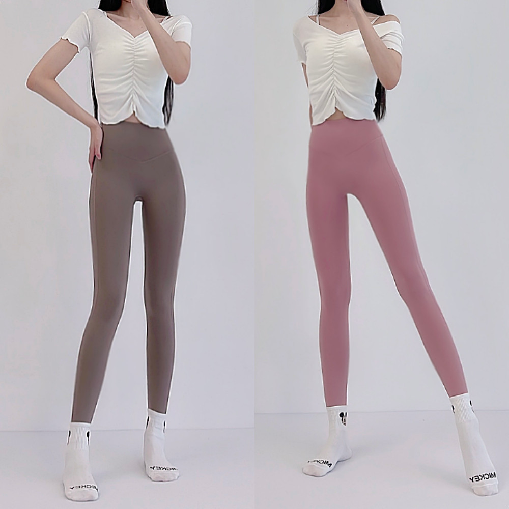 로라벨 슬리 요가 레깅스 필라테스복 요가복 필라테스옷 필라테스 하의 바지 헬스 운동복 - 메인 이미지