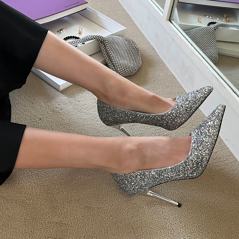[모노톡시][RP2980] 반짝반짝 블링 펌프스 10cm : 모노톡시