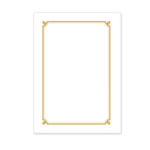 상장용지 10매 금박인쇄 no.1 / 상장지 실사용 후기 | 효과 있을까? - 상품 이미지 1