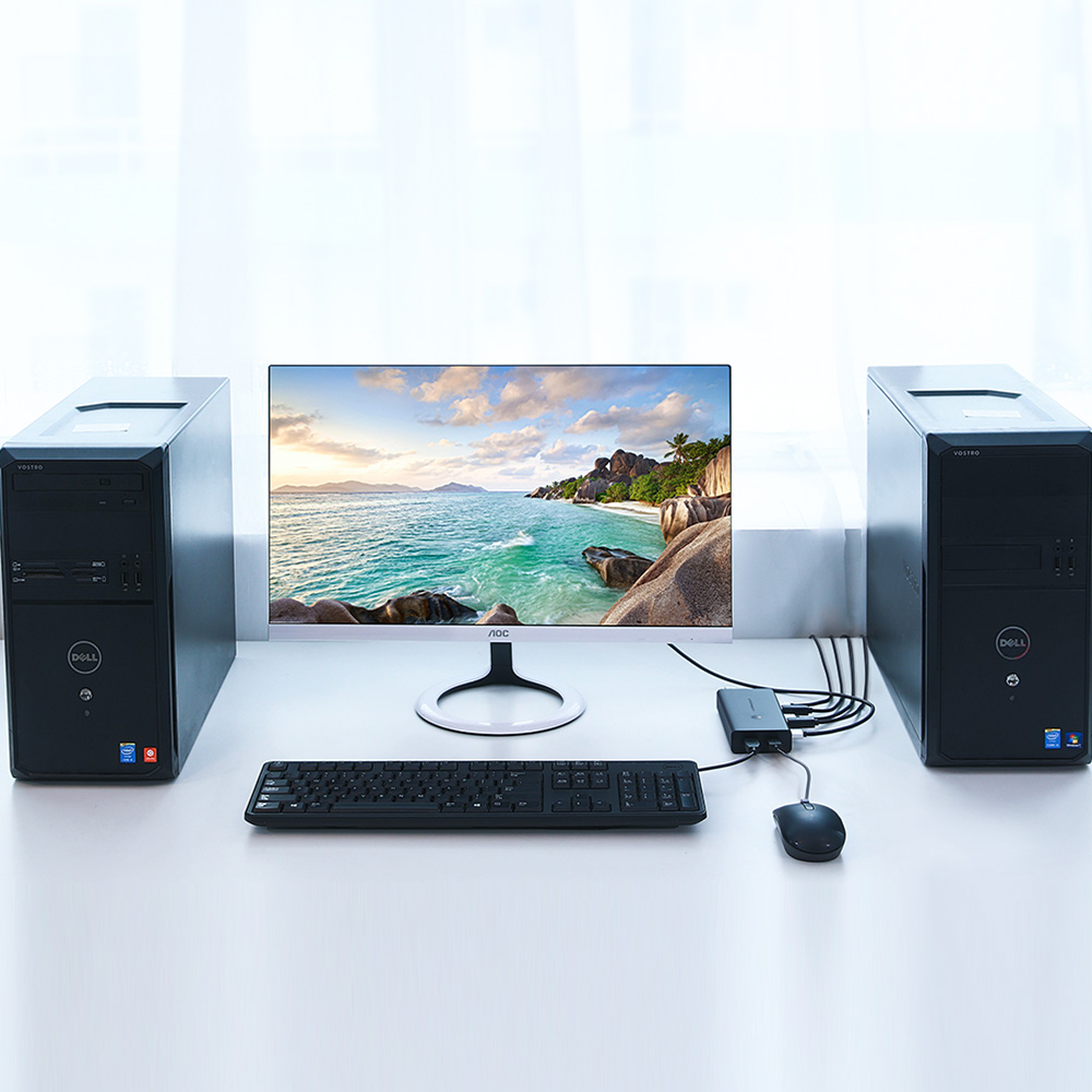 유그린 4K 60Hz HDMI USB KVM 스위치 CM200 - 상세 이미지 2