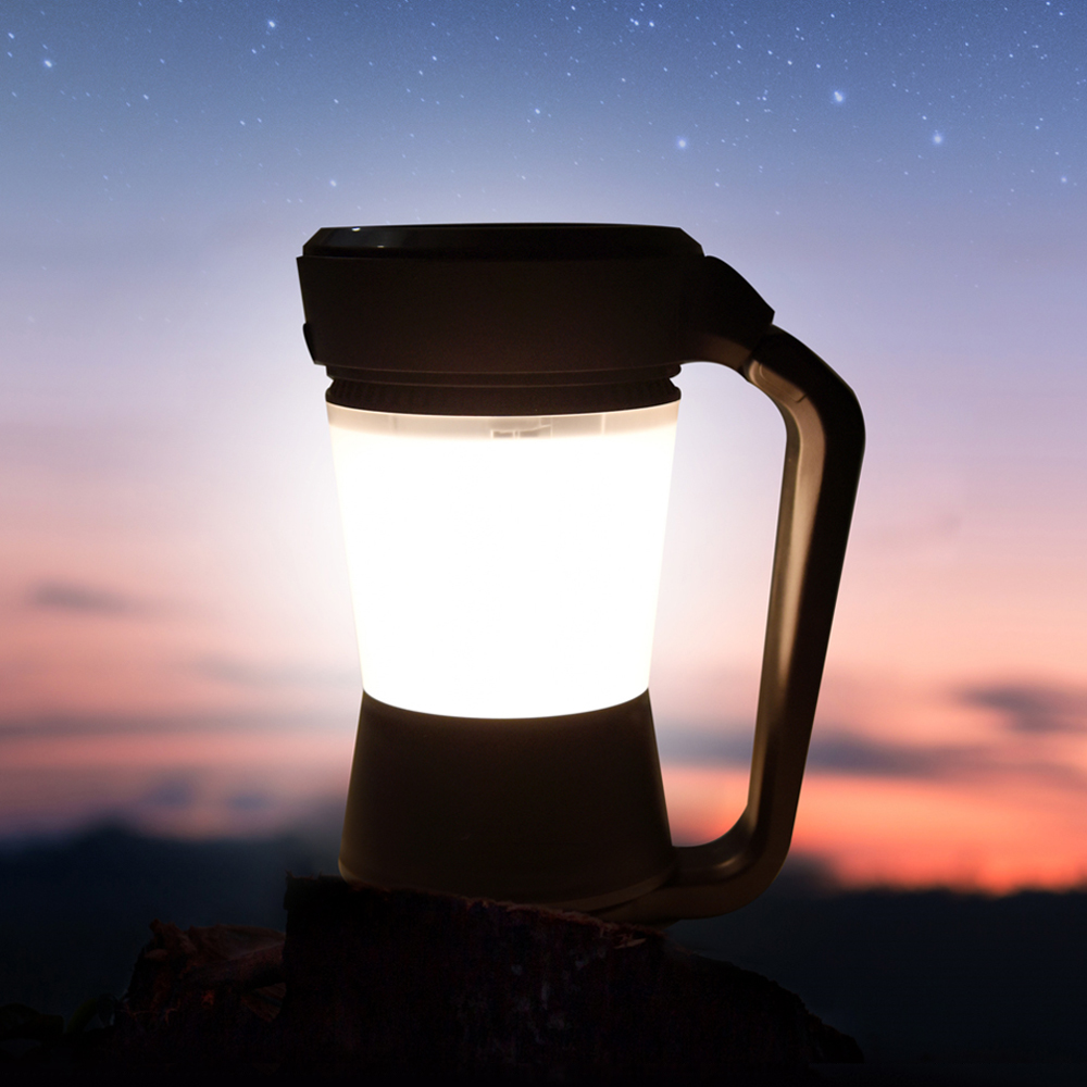 노바리빙 미니 캠핑 랜턴 손전등 휴대용 건전지 LED 후레쉬 스탠드 무드등 낚시 여행