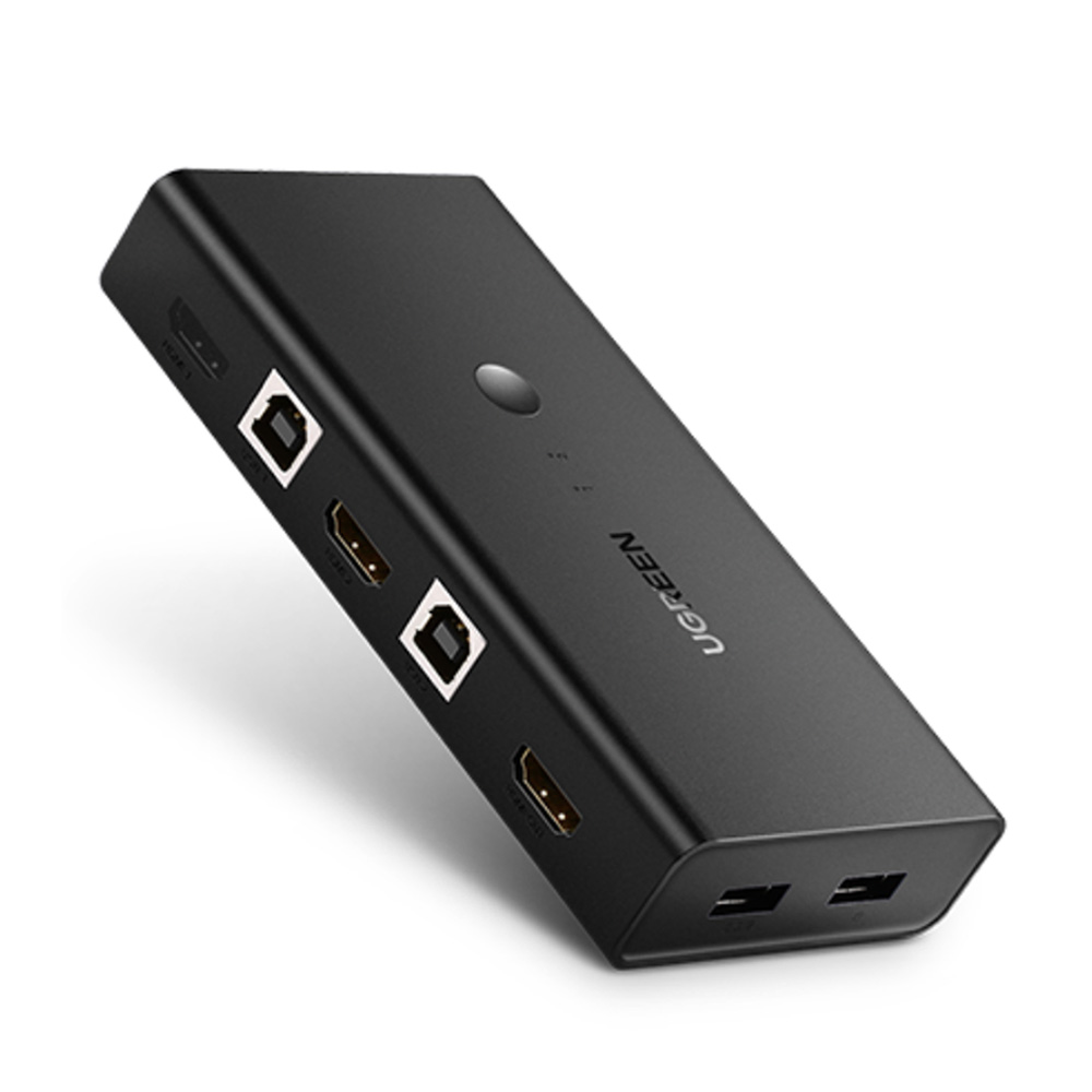 유그린 4K 60Hz HDMI USB KVM 스위치 CM200 - 메인 이미지