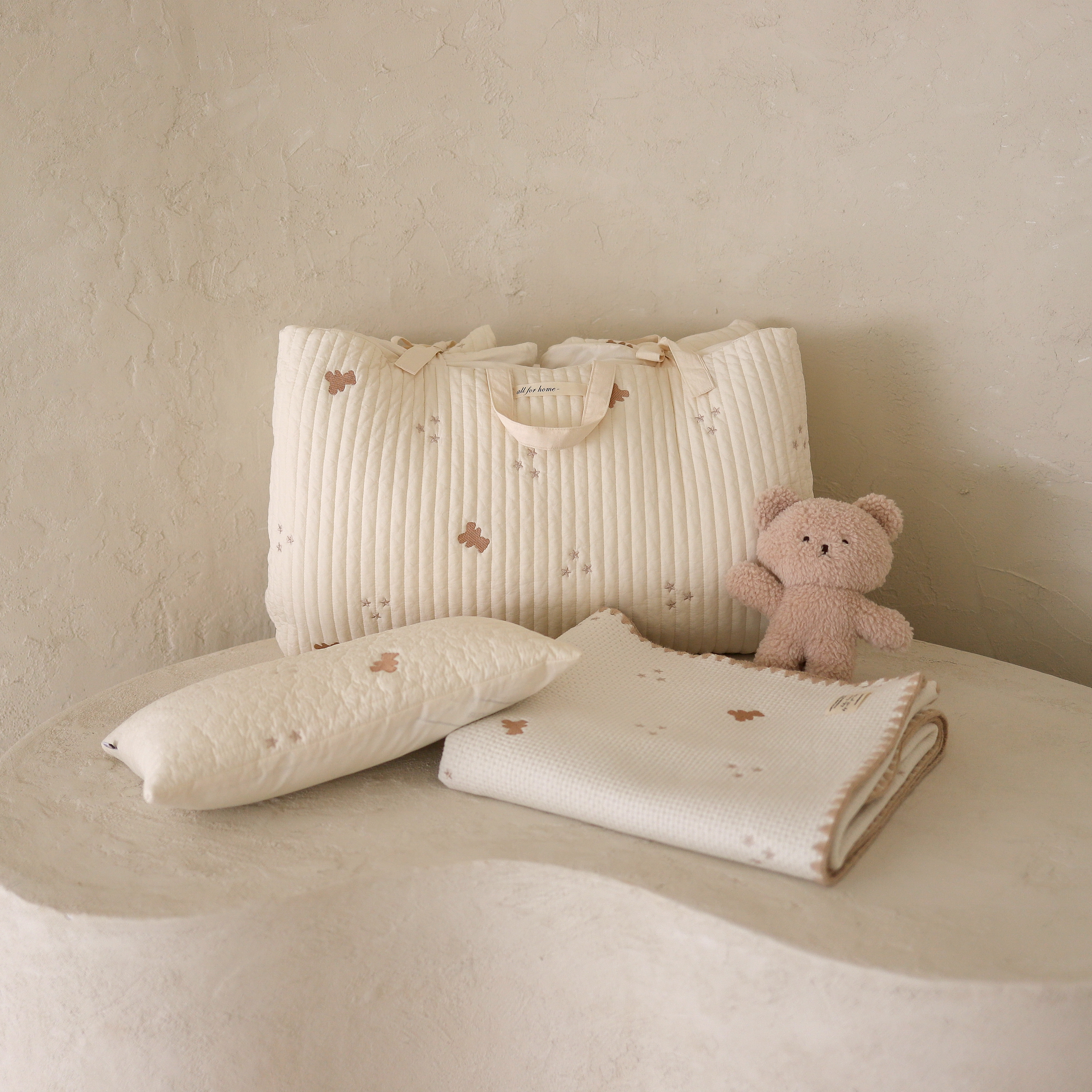 올포홈 자수 누빔 어린이집 낮잠이불 양면 분리형 낮잠 패드 등원준비물 러빗 아기