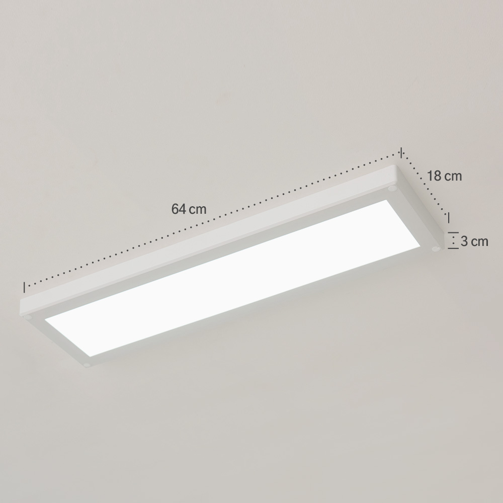 LED등 LED주방조명 레이온 직하 엣지 18W 640x180 - 상세 이미지 5