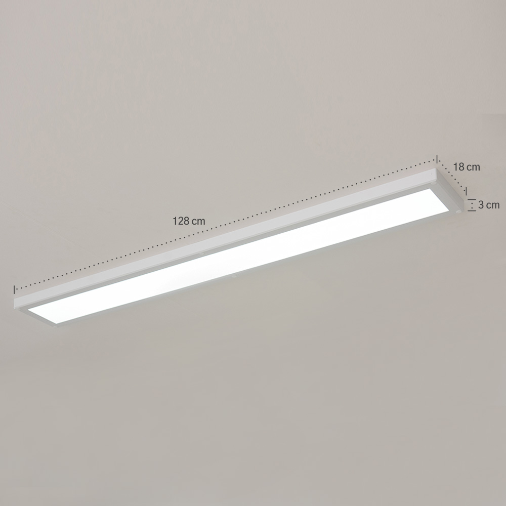 LED등 LED주방조명 레이온 직하 엣지 40W (1280x180) 인테리어 천장조명 - 상세 이미지 3