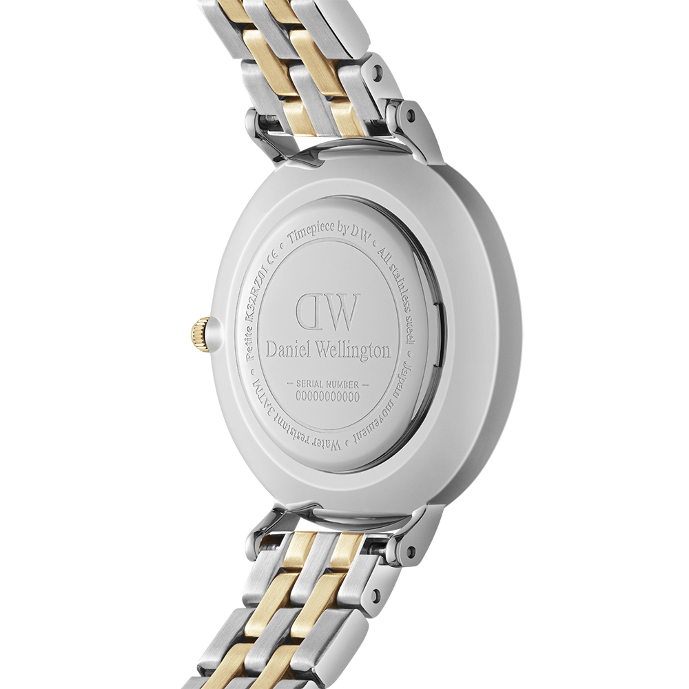 다니엘 웰링턴 PETITE LUMINE 5-LINK TWO-TONE 크리스탈 패션시계 이미지 8