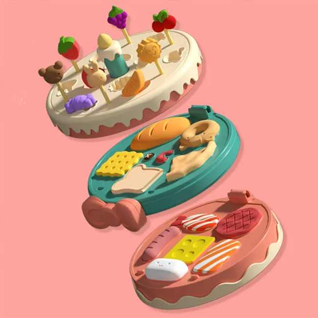 푸르베베 생일케이크 클레이 만들기 도구 세트 점토 찰흙 미술 놀이 - 상세 이미지 5