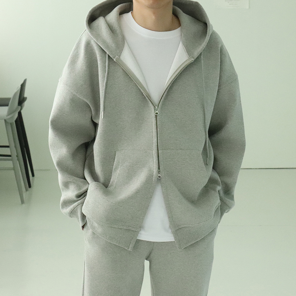 남자후드집업 빅사이즈 오버핏 트레이닝 후드 집업