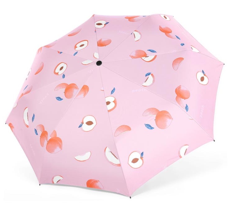 우산 3단 자동우산 노란 노랑 편의점 암막